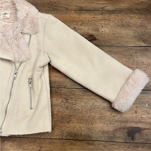 ML Kids Beige suede jacket - size 5 - Picture 4 of 5